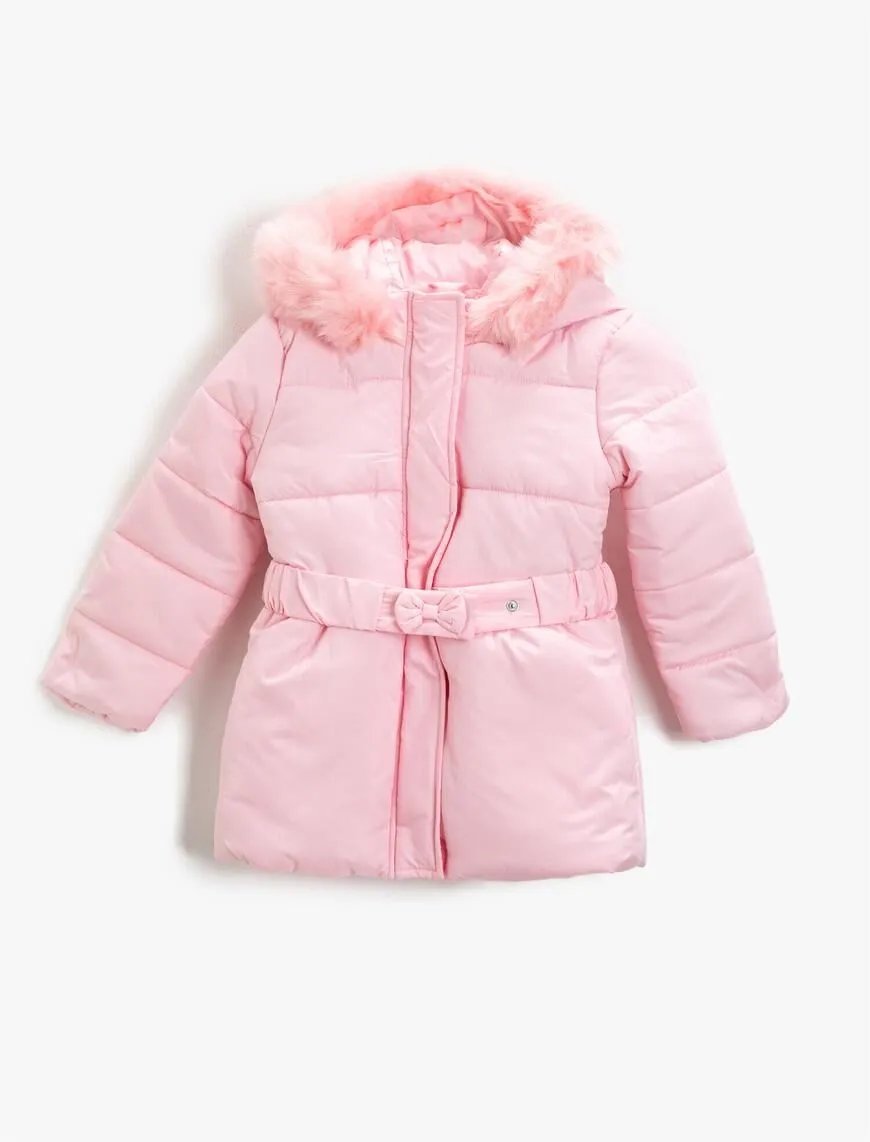 Kız Çocuk Pembe Mont